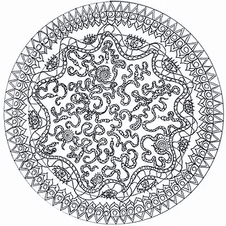 SNAKE MANDALA