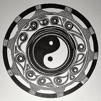 Yin Yang Mandala